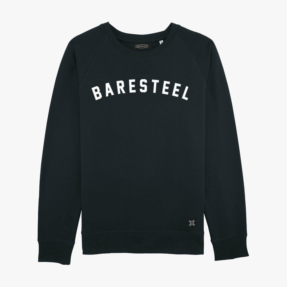 Heren crew sweater Baresteel puff-print